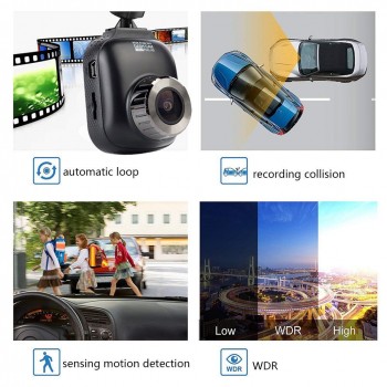 Full HD 1080p Dash Cam 170 degrees mini 1.5 LCD Screen Dashboard Camera,with SONY Sensor Night Vision,Loop Recording,G-Sensor