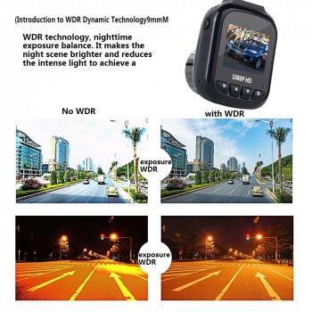 Full HD 1080p Dash Cam 170 degrees mini 1.5 LCD Screen Dashboard Camera,with SONY Sensor Night Vision,Loop Recording,G-Sensor
