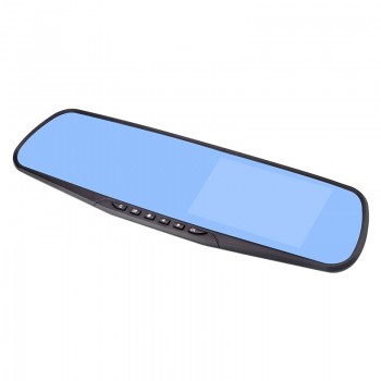 4.3 inch 1080P car rearview mirror Car Dvr full HD 1080p car driving video recorder camera car reverse image dual lens dash cam