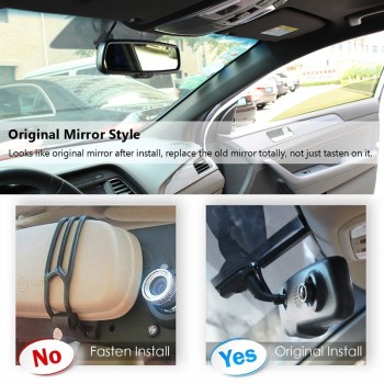 GreenYi HD 1080P Car Mirror DVR Monitor Dash Camcorder Car Rear View Camera Camcorder Dual Lens Camera Video Recorder Car DVR