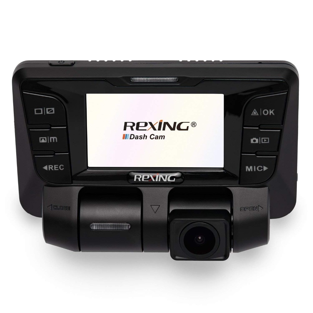 Rexing V2 4K car dvr Front Back Dual Channel Full HD 1080p Wi-Fi Ultra Wide Angle Dash Cam LCD Screen Cars, Uber, Taxi