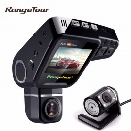 Dual Lens Dash Camera C10s Plus Car DVR Cam Full HD 1080P 2.0 Inch LCD 170 G-Sensor Video Recorder Parking mode night vision