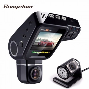 Dual Lens Dash Camera C10s Plus Car DVR Cam Full HD 1080P 2.0 Inch LCD 170 G-Sensor Video Recorder Parking mode night vision