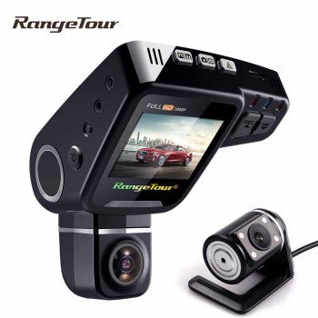 Dual Lens Dash Camera C10s Plus Car DVR Cam Full HD 1080P 2.0 Inch LCD 170 G-Sensor Video Recorder Parking mode night vision