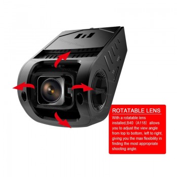Mini Hidden Car DVR Vehicle Camera Video Recorder B40 A118 Full HD 1080P Dash Cam 1.5 LCD 170 Degree Dashboard Black Box Cam