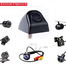 Car Rear View Camera Metal body Car Rearview Camera Car Park Monitor 170 Degree Mini Car Parking Reverse Backup Camera 4-8led