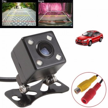 Car Rear View Camera Metal body Car Rearview Camera Car Park Monitor 170 Degree Mini Car Parking Reverse Backup Camera 4-8led