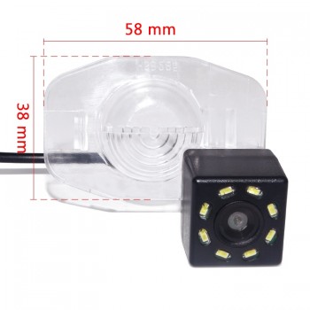 Winnida Car CCD 8LED Night Vision Reverse Parking Waterproof Rear View Camera For TOYOTA Corolla 2007 - 2013
