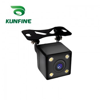 KUNFINE Universal Wireless Rear View Camera with 4 LED Car Back Reverse Camera RCA Night Vision Parking Assistance Cameras