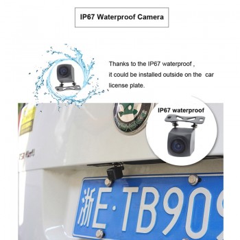 HD Night Vision rear camera with 5.7 meters cable+0.1 Lux vehicle camera+IP67 Waterproof back cam for Phisung Android Car DVR