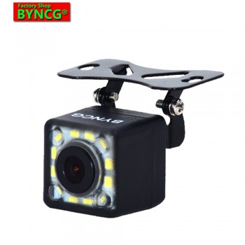 BYNCG WG-12LEDs NEW 12 LEDs Night Wide View Angle Parking Assistance Car Camera Universal Waterproof HD CCD Car Rear View Camera