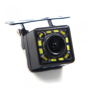 BYNCG WG-12LEDs NEW 12 LEDs Night Wide View Angle Parking Assistance Car Camera Universal Waterproof HD CCD Car Rear View Camera