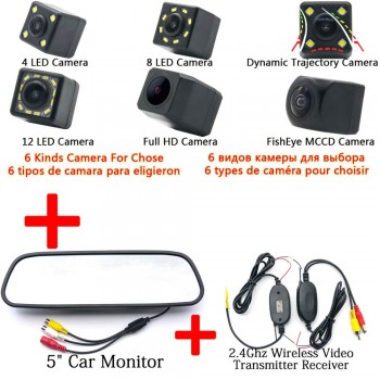 Fisheye MCCD 1080P Starlight Car Parking Mirror Monitor Rear view Camera For Hyundai Accent Verna Solaris Sedan Kia Forte RIO K2
