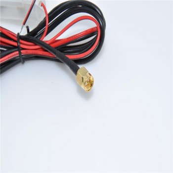Car Digital TV Active Antenna Mobile Car Digital DVB-T ISDB-T Aerial with a Amplifier Booster Factory Selling SMA Connector 5M