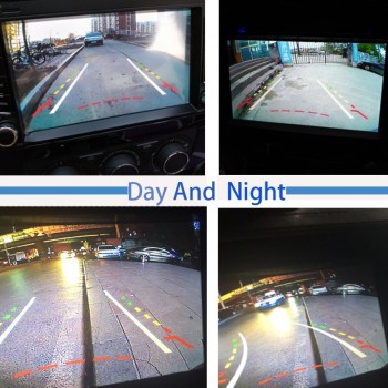 Car Reverse Back up Parking Rear view Camera Dynamic Line 4-layer Glass lens Night Vision For Mitsubishi Pajero V3 V93
