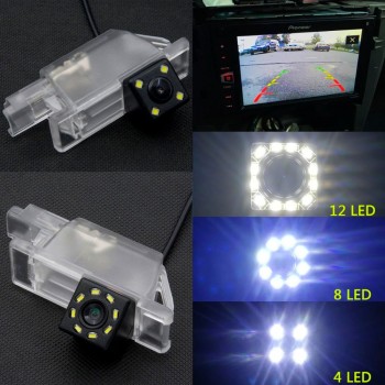 For Peugeot 301 308 408 508 2013 2014 Citroen C5 C4 Car LED Backup Reverse Rear View Camera Parking Monitor Wireless
