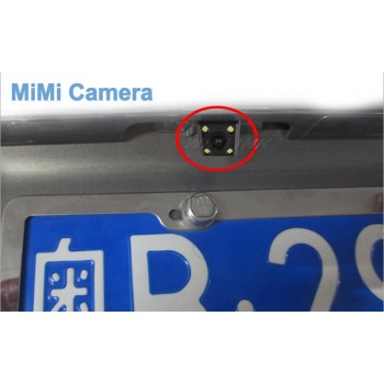 110 Degree Night Vision Waterproof Car Rear View Camera with 4 LED Lights Reverse Backup Camera