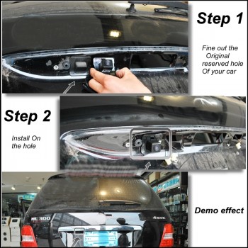 Original Reserved Hole Car Camera For Mercedes Benz ML M MB W164 ML350 ML330 ML63 ML450 ML500 Rear View BackUp LiisLee CAM