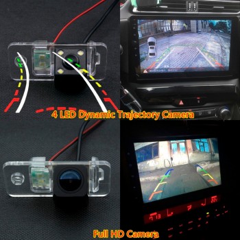 For Audi S5 Q7 A8 A6 A6L A8 A4 A3 Car Full HD 1280*720 1000TV Starlight Backup Rear View Camera Parking Backup Monitor Wireless