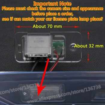 For Audi S5 Q7 A8 A6 A6L A8 A4 A3 Car Full HD 1280*720 1000TV Starlight Backup Rear View Camera Parking Backup Monitor Wireless