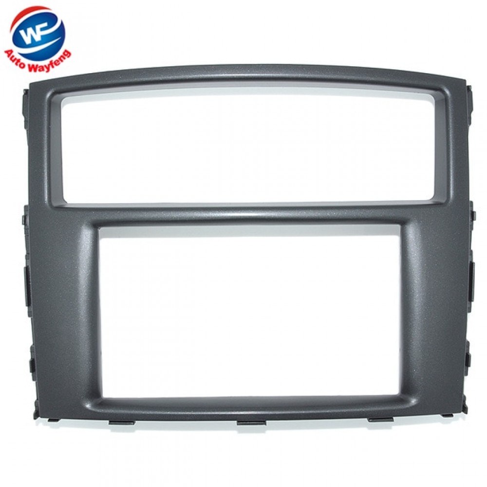 2 Din Special Car Audio Refitting Frame,Fascia, Dash Kit, Radio Frame, DVD Panel for Mitsubishi Pajero (Montero), 2 DIN
