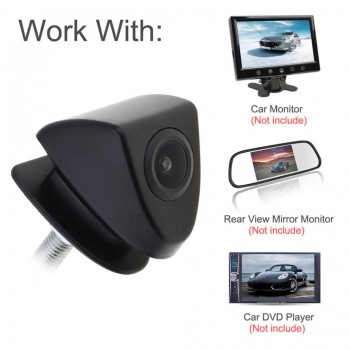 DC12V 420 TVL High Definition HD Car Front View Camera Night Vision 170 Wide Degrees Logo Embedded for Toyota