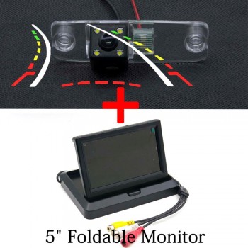 For Kia Carens Borrego Sorento Oprius Ceed Elantra Verna Sonata Tucson Celesta Car Dynamic Trajectory Parking Rear View Camera