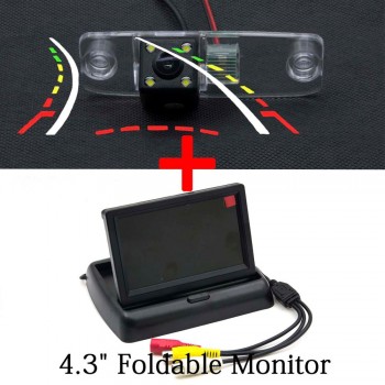 For Kia Carens Borrego Sorento Oprius Ceed Elantra Verna Sonata Tucson Celesta Car Dynamic Trajectory Parking Rear View Camera