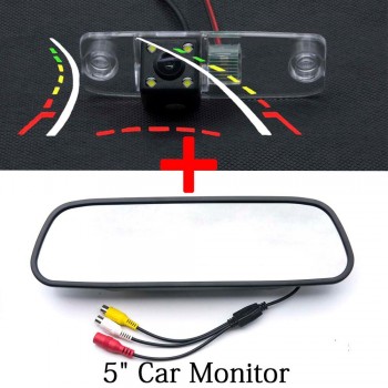 For Kia Carens Borrego Sorento Oprius Ceed Elantra Verna Sonata Tucson Celesta Car Dynamic Trajectory Parking Rear View Camera