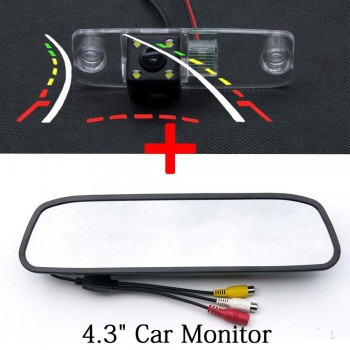 For Kia Carens Borrego Sorento Oprius Ceed Elantra Verna Sonata Tucson Celesta Car Dynamic Trajectory Parking Rear View Camera