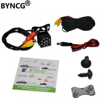 BYNCG  AV Cable Universal auto RCA AV Cable wire harness for car rear view camera parking 6m video extension cable Free shipping