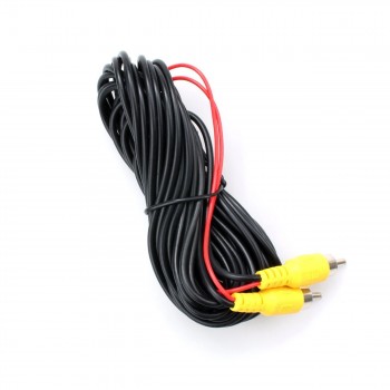 BYNCG  AV Cable Universal auto RCA AV Cable wire harness for car rear view camera parking 6m video extension cable Free shipping