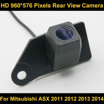 PAL HD 960*576 Pixels high definition Car Parking Rear view Camera for Mitsubishi ASX 2011 2012 2013 2014 Car Waterproof Camera