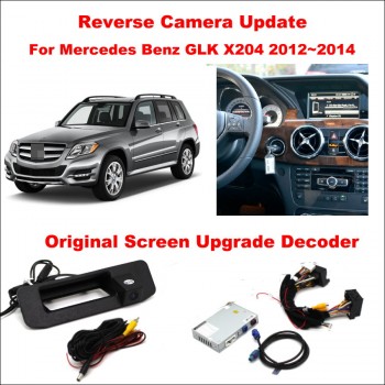 Liislee For Mercedes Benz GLK X204 2012~2014 Original Screen Update / Reversing Track Image + Reverse Camera / Digital Decoder