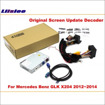 Liislee For Mercedes Benz GLK X204 2012~2014 Original Screen Update / Reversing Track Image + Reverse Camera / Digital Decoder