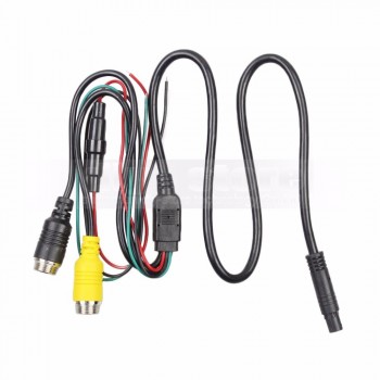 DIYSECUR 2 x 4pin Night Vision CCD Rear View Camera Kit + DC 12V - 24V 7 inch TFT LCD Monitor System For Bus Houseboat Truck