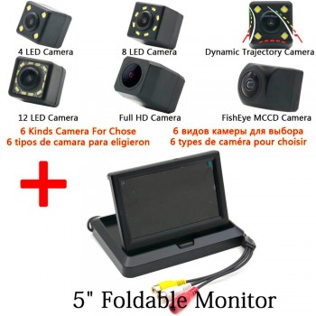 Fisheye 1080P MCCD HD Backup Reversing Rear View Camera For Toyota Corolla 2007 2008 2009 2010 2011 2012 2013 Car LCD Monitor