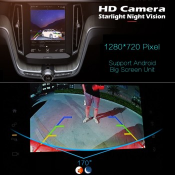 GreenYi HD 170 Degree 1080P Fisheye Sony/MCCD Lens Starlight Night Vision Car Reverse Rear View Camera For Kia K3