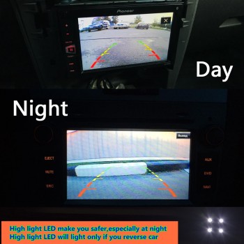 8LED Car Parking Rear View Camera 4.3 5 Mirror LCD Monitor Wireless For Renault Fluence 2013 2014 2015 Clio 4 Megane 3 Captur