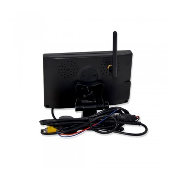 Rear View Camera for Trucks Wireless 4 Backup IR Night Vision Waterproof with 7 Monitor for RV Bus Parking Assistance System