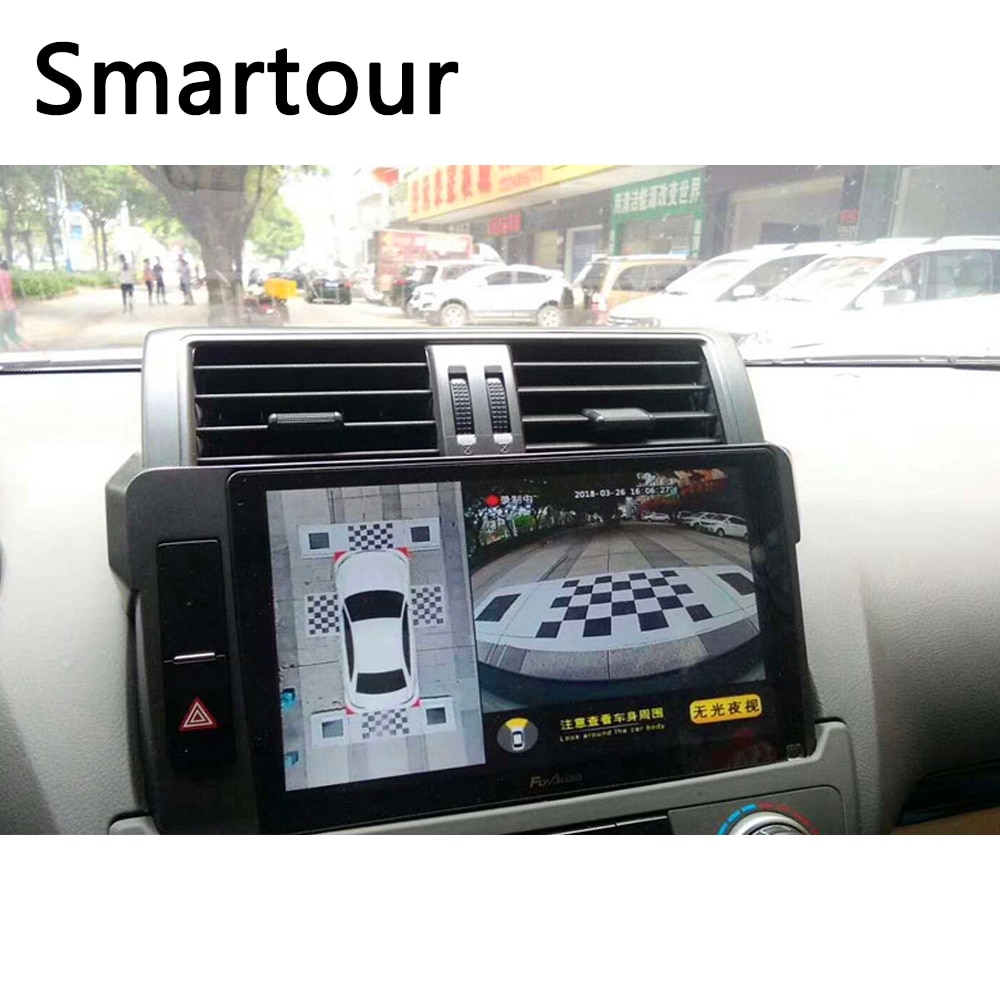 Smartour car HD 1080 360 parking verion multi-angle cameras DVR visible video Reversing camera for TOYOTA PRADO
