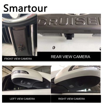 Smartour car HD 1080 360 parking verion multi-angle cameras DVR visible video Reversing camera for TOYOTA PRADO