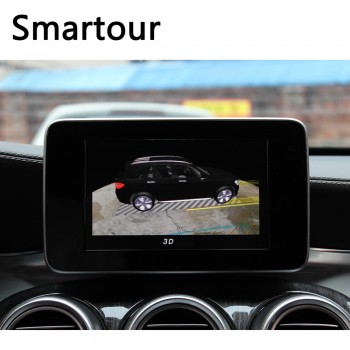 Smartour 3D HD Surround View Monitoring System 360 Degree Driving Bird View Panorama Car Cameras 4-CH DVR Recorder with G sensor