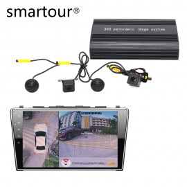 Smartour car 1080P Super HD 360 Degree bird View System Panoramic View All round Camera  with DVR  driving Surround  recoder