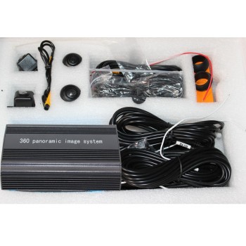 Car 360 camera panoramic birds eye view reversing image four-way driving recorder blind zone monitoring starlight night vision