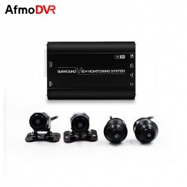 AfmoDVR Newest 3D 360 Degree HD Surround View Monitoring System Driving Bird View Panorama 4-CH 1080P Car DVR Recorder G-Sensor