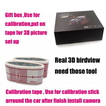 360 Degree HD Surround View Monitoring Panoram System with Front Rear Left Right Camera Bird View Parking Car DVR Universal