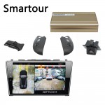Smartour car 360 Degree 3D Bird View Panorama System surround view system Special for Toyota Land Crui Car DVR 1280P Recording