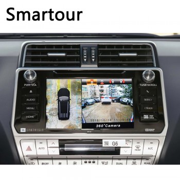 Smartour car 360 Degree 3D HD Bird View Panorama System surround view system Special for Toyota Prado Car DVR 1280P Recording