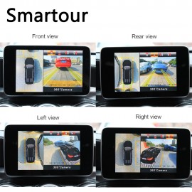 Smartour Car 3D 360  Surround View System Driving With Bird View Panorama System 4 Car Camera 1280P DVR G-Sensor